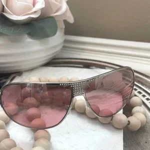 Dior | Accessories | Christian Dior Silver Bling Aviator 